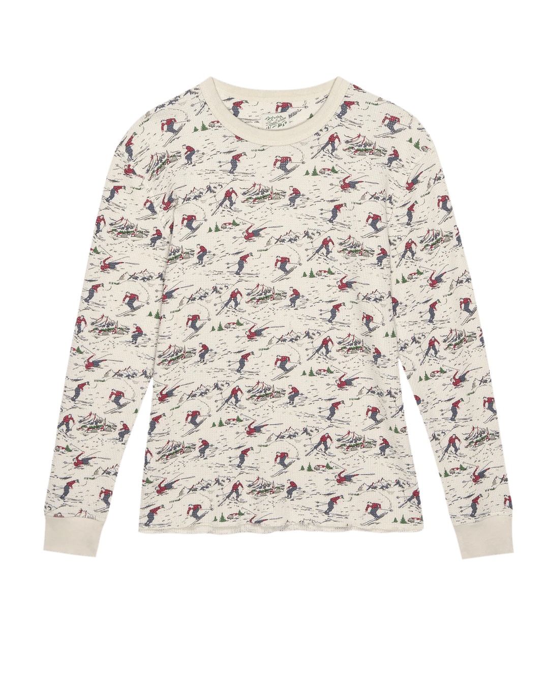 The Great - Classic Crew Thermal in Slope - Kalifornia Jean Bar