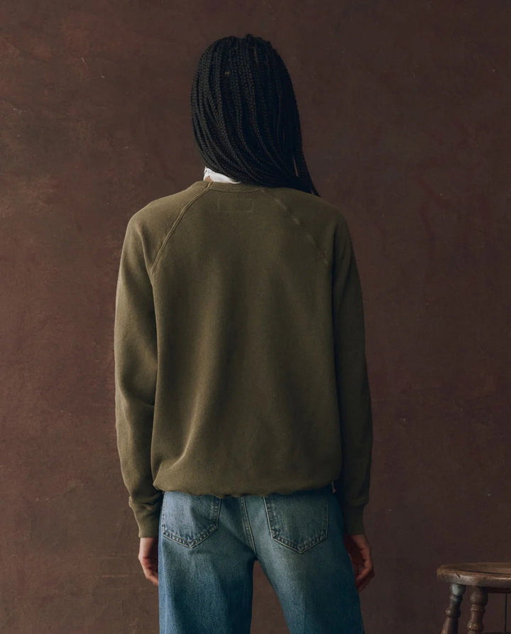 The Great - College Sweatshirt Rodeo Star in Dark Army - Kalifornia Jean Bar