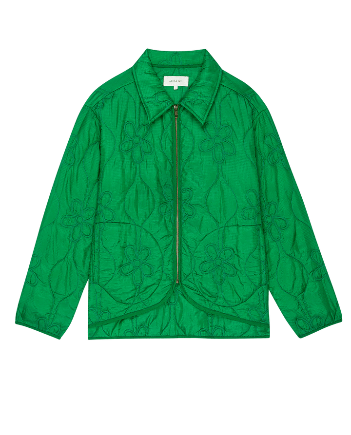 THE GREAT - Dill Daisy Quilted Jacket - Kalifornia Jean Bar