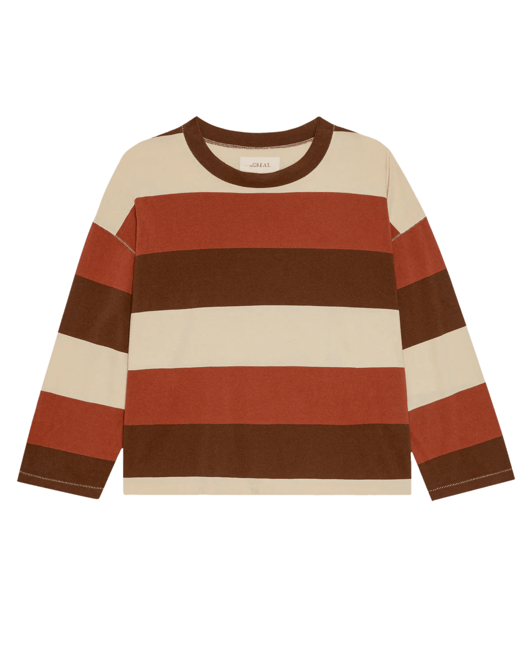 The Great - Field Tee Ashwood Stripe - Kalifornia Jean Bar