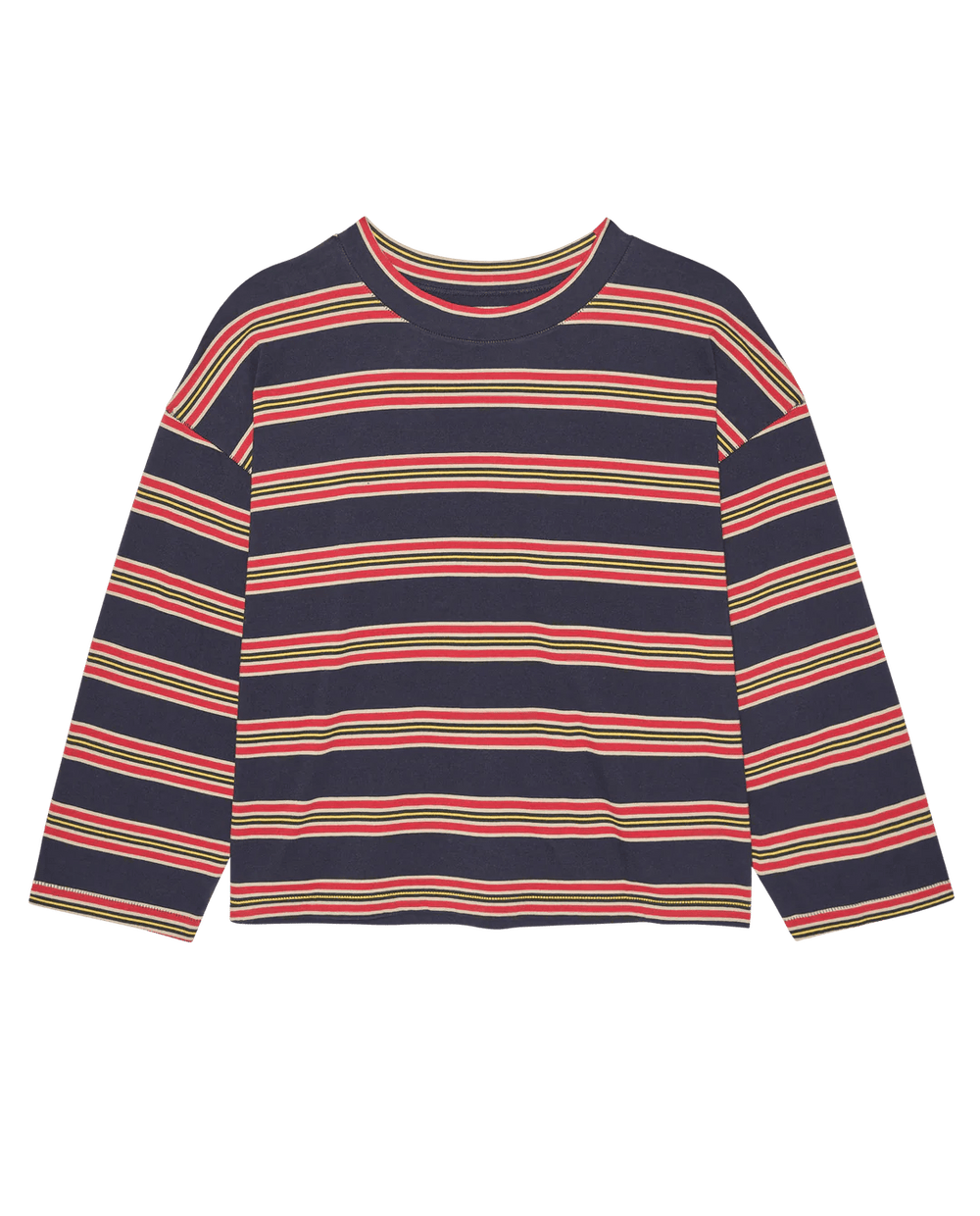 The Great - Field Tee Scout Stripe - Kalifornia Jean Bar