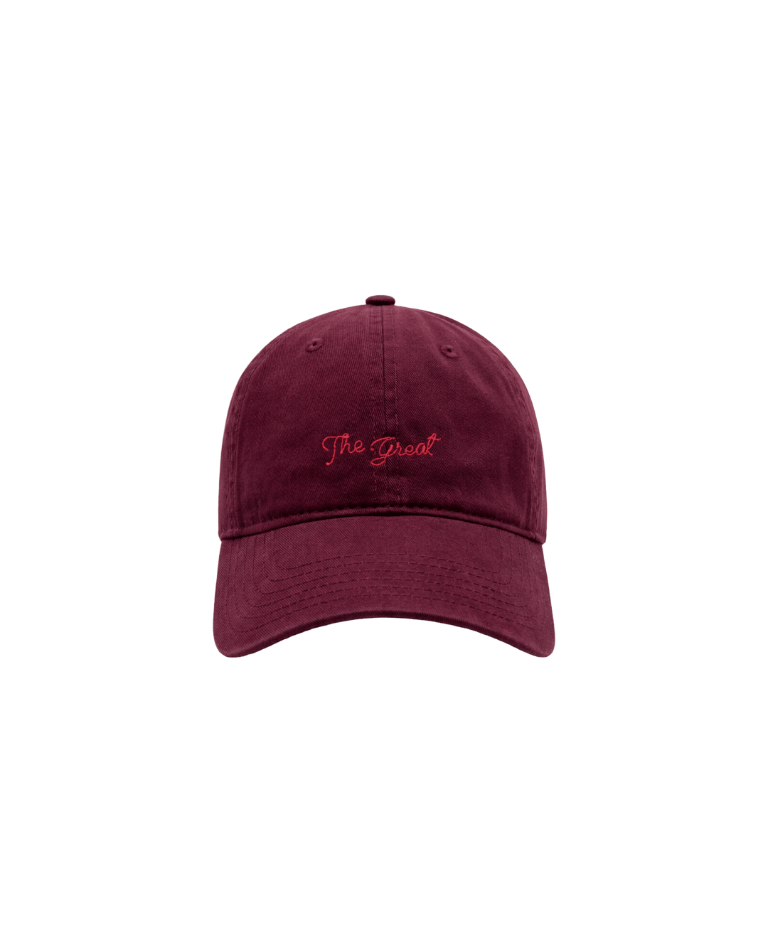 The Great - Maroon Baseball Hat - Kalifornia Jean Bar