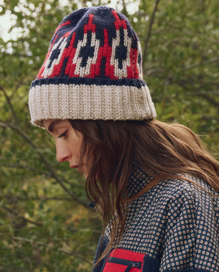 The Great - Nordic Beanie in Glacier Fair Isle - Kalifornia Jean Bar
