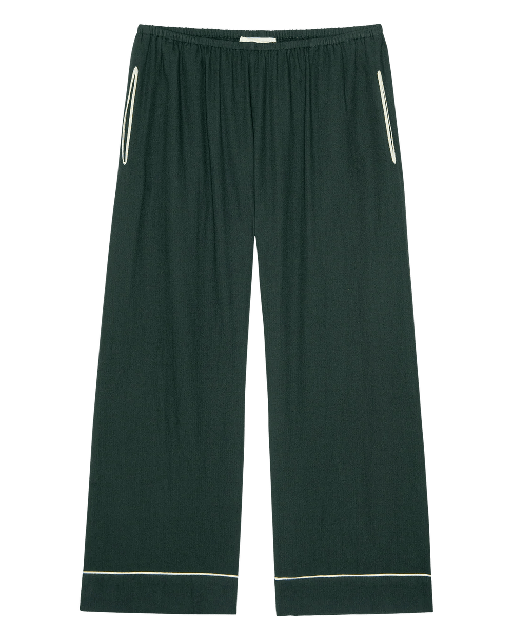 The Great - Pine Cream Flannel Western Easy Sleep Pant - Kalifornia Jean Bar