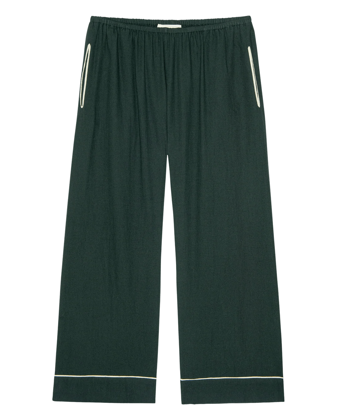 The Great - Pine Cream Flannel Western Easy Sleep Pant - Kalifornia Jean Bar