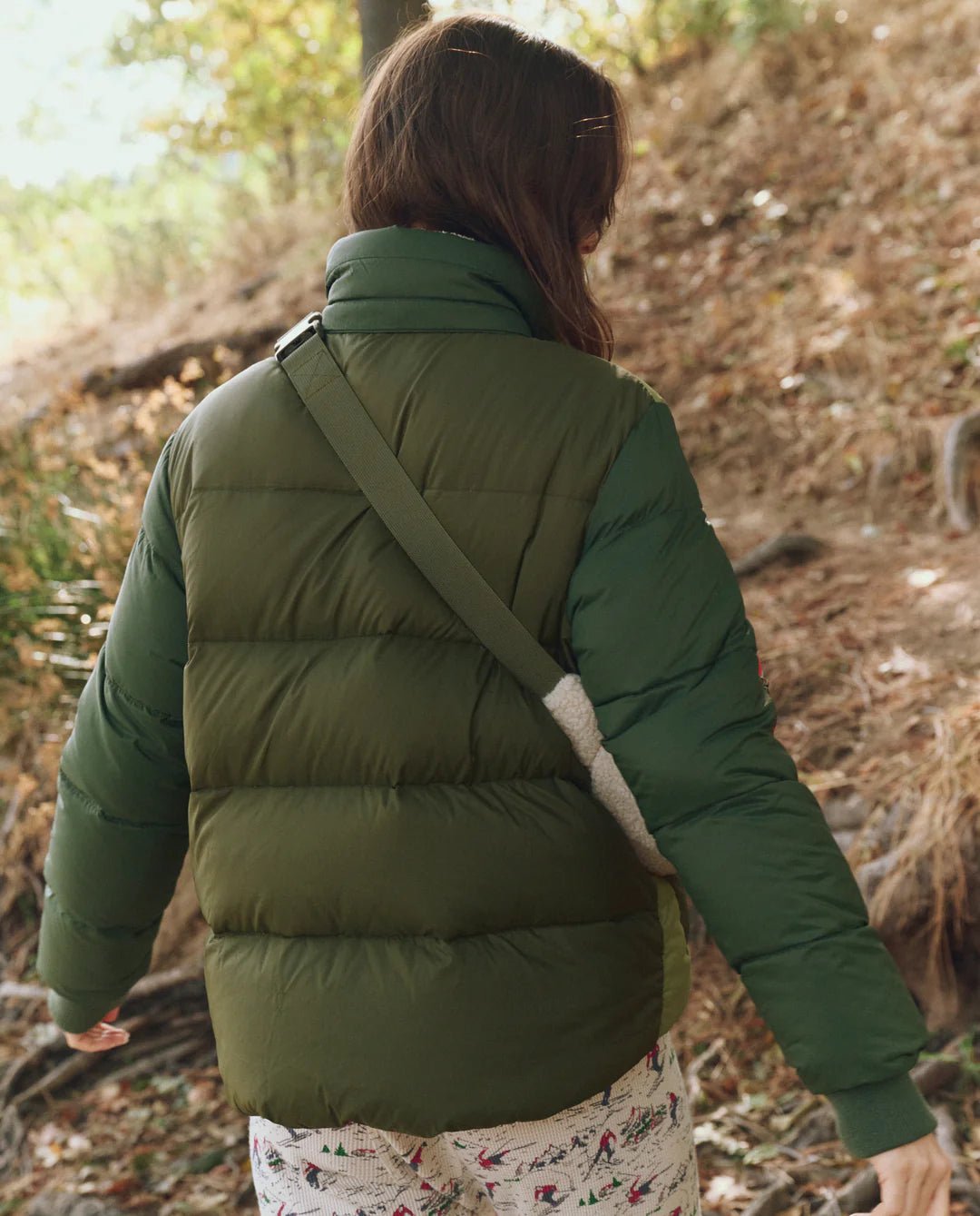 The Great - Polar Puffer in Army Colorblock - Kalifornia Jean Bar