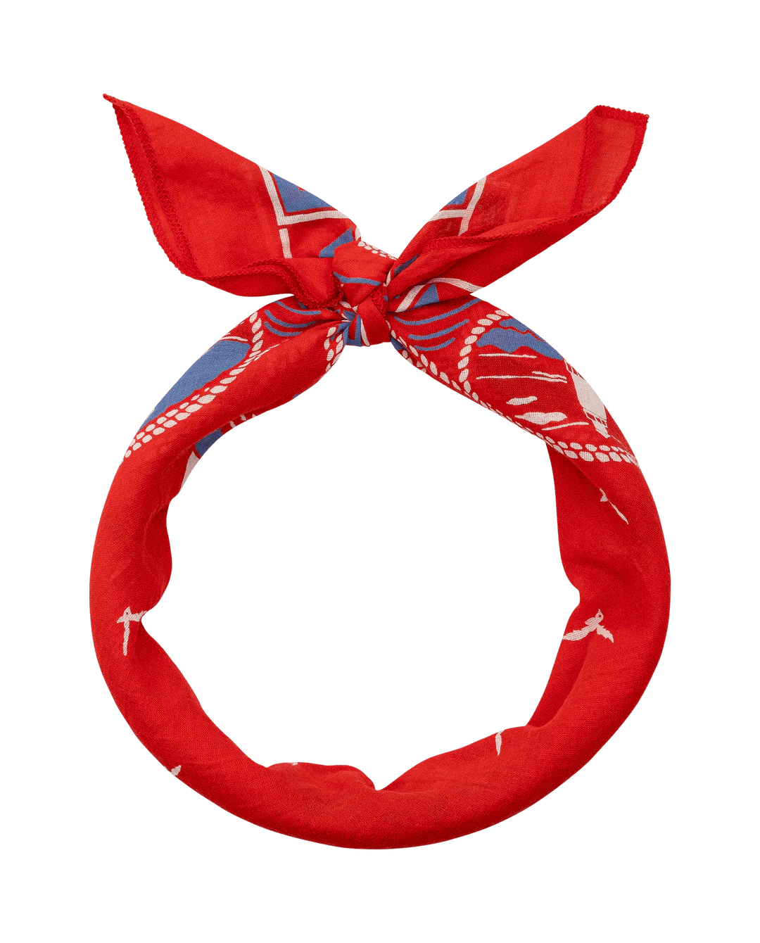 The Great - Sailboat Bandana Red - Kalifornia Jean Bar