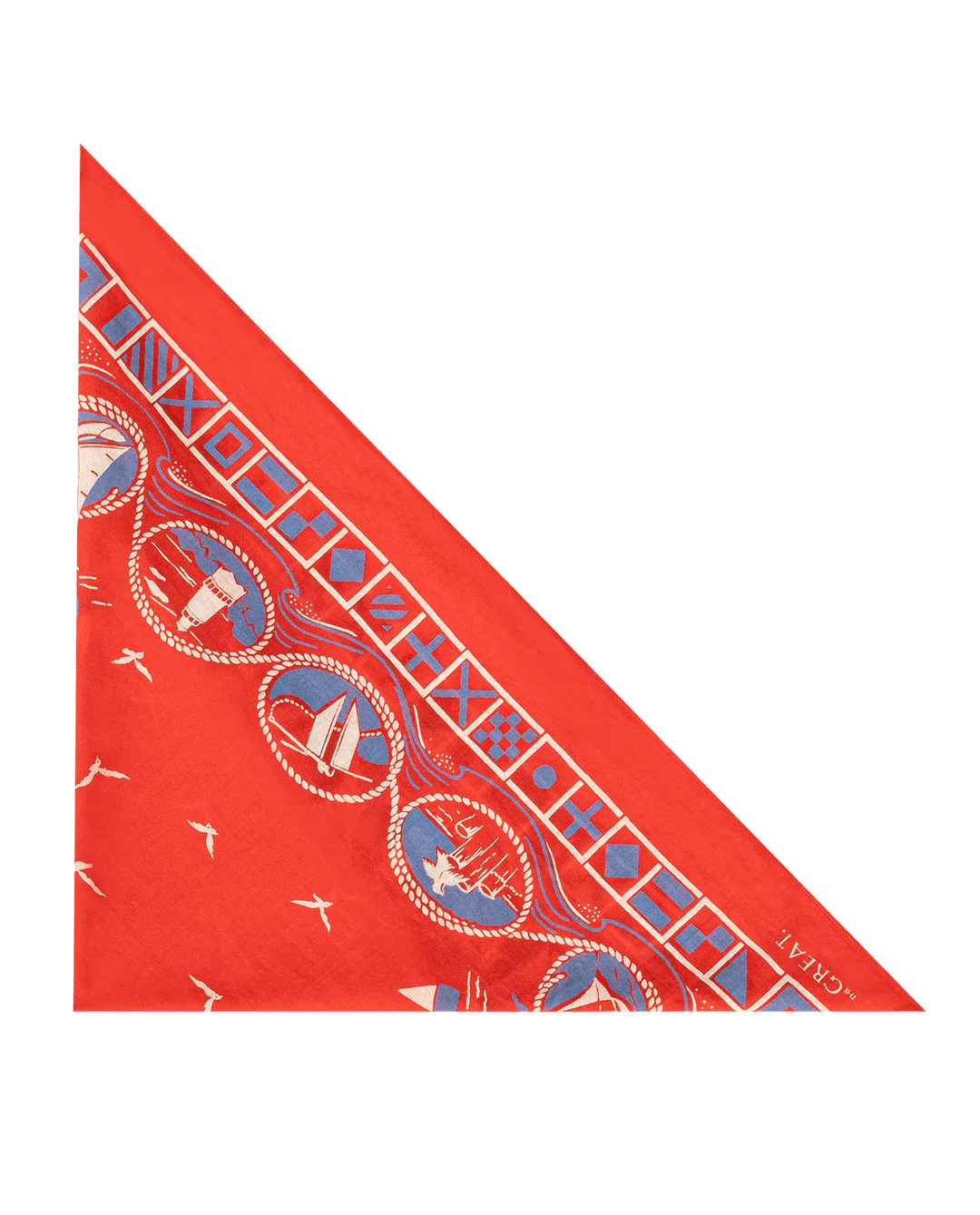 The Great - Sailboat Bandana Red - Kalifornia Jean Bar