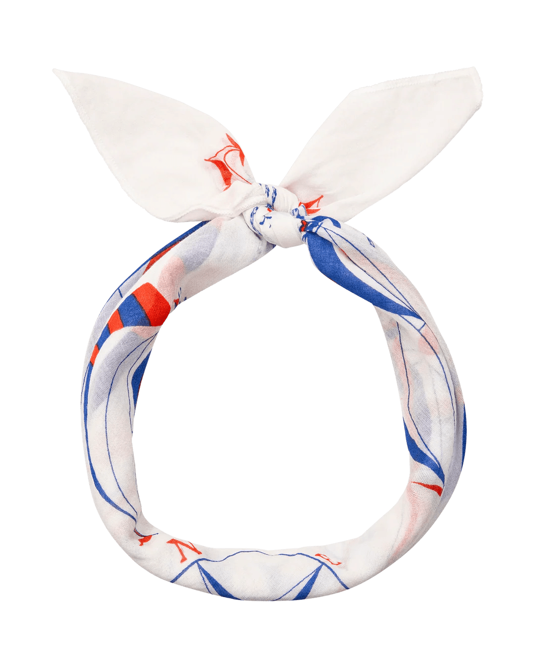 The Great - Sailboat Bandana White - Kalifornia Jean Bar