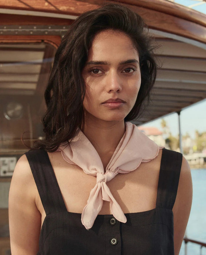 The Great - Scalloped Bandana Petal - Kalifornia Jean Bar