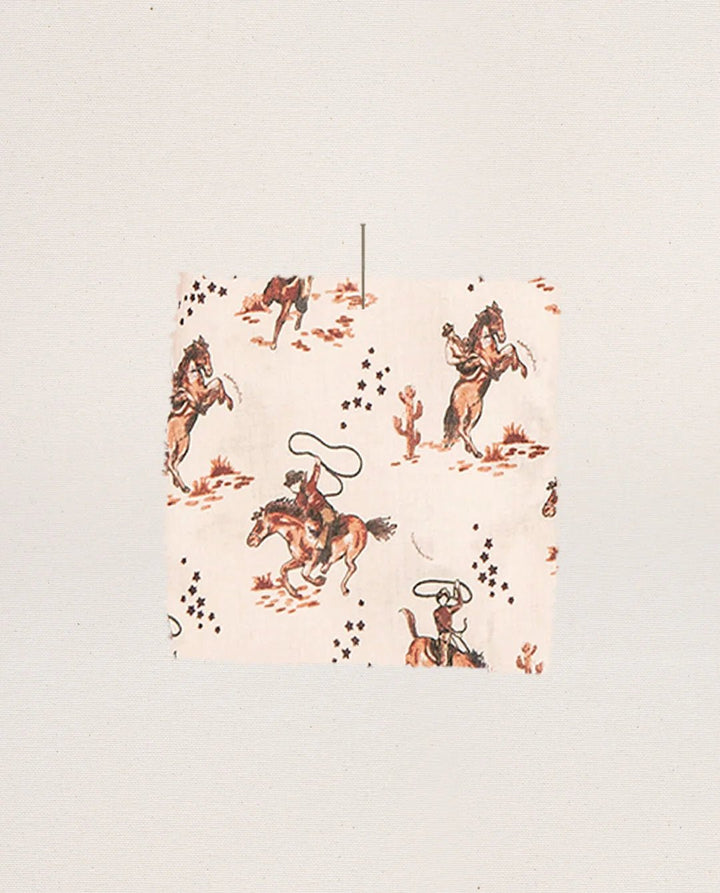The Great - Short Sleeve Pajama Shirt in Cowboy Cream - Kalifornia Jean Bar