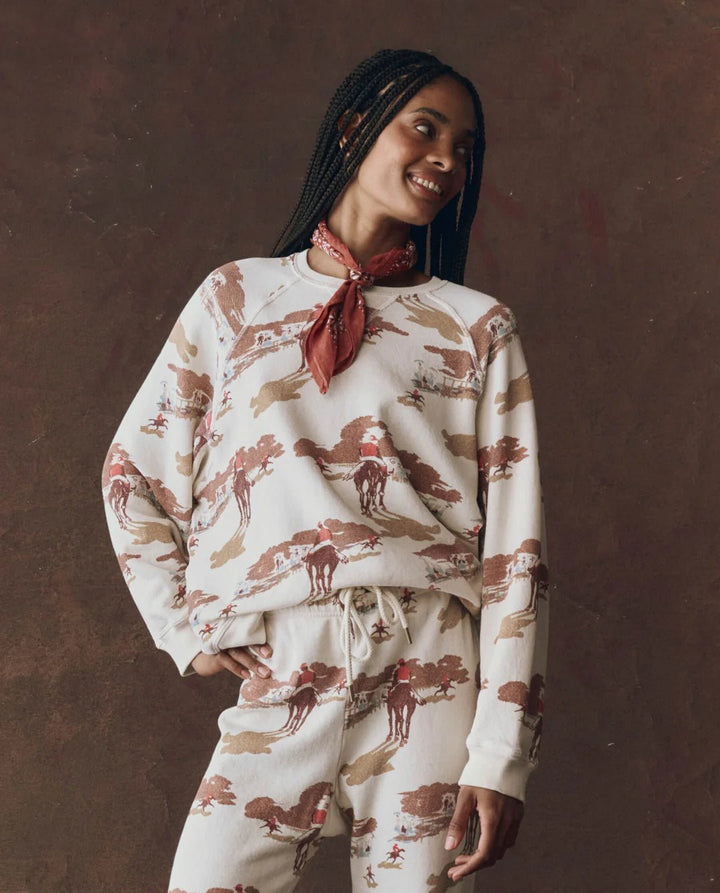 The Great - Slouch Sweatshirt Riding Horses - Kalifornia Jean Bar