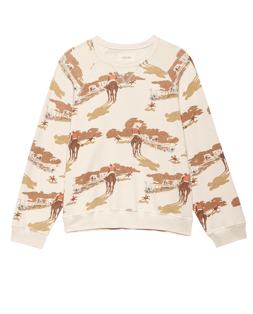 The Great - Slouch Sweatshirt Riding Horses - Kalifornia Jean Bar