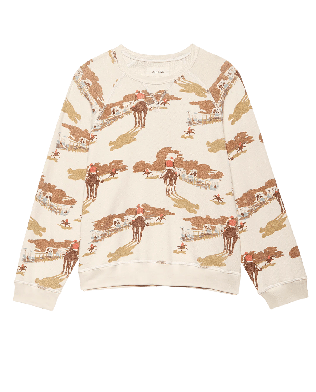 The Great - Slouch Sweatshirt Riding Horses - Kalifornia Jean Bar