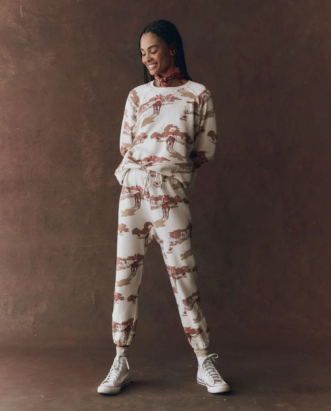 The Great - Slouch Sweatshirt Riding Horses - Kalifornia Jean Bar