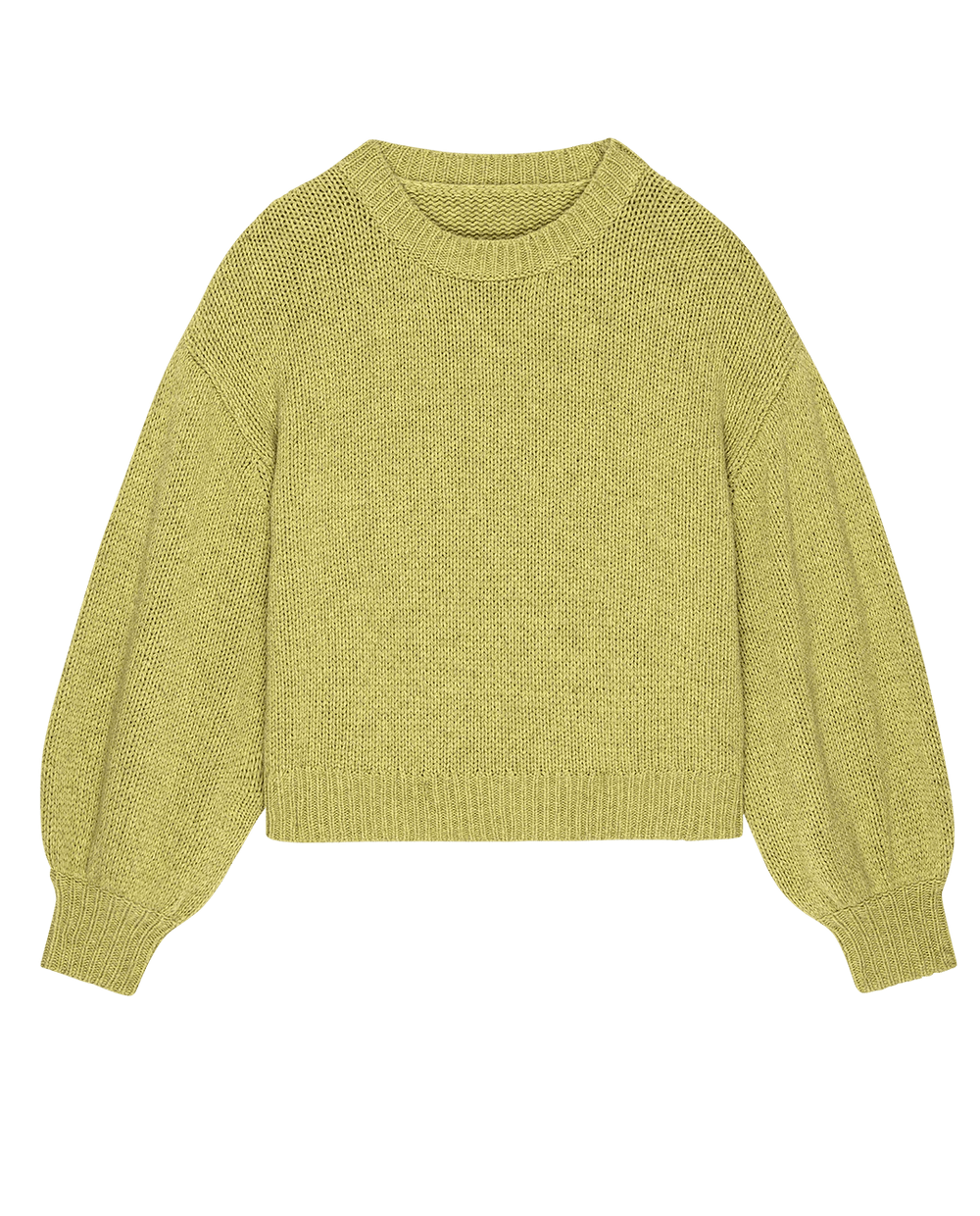 THE GREAT - Sprig Bubble Pullover Wool Sweater - Kalifornia Jean Bar