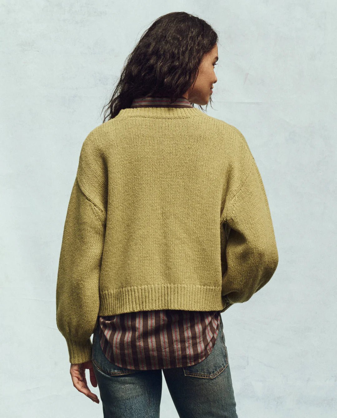 THE GREAT - Sprig Bubble Pullover Wool Sweater - Kalifornia Jean Bar