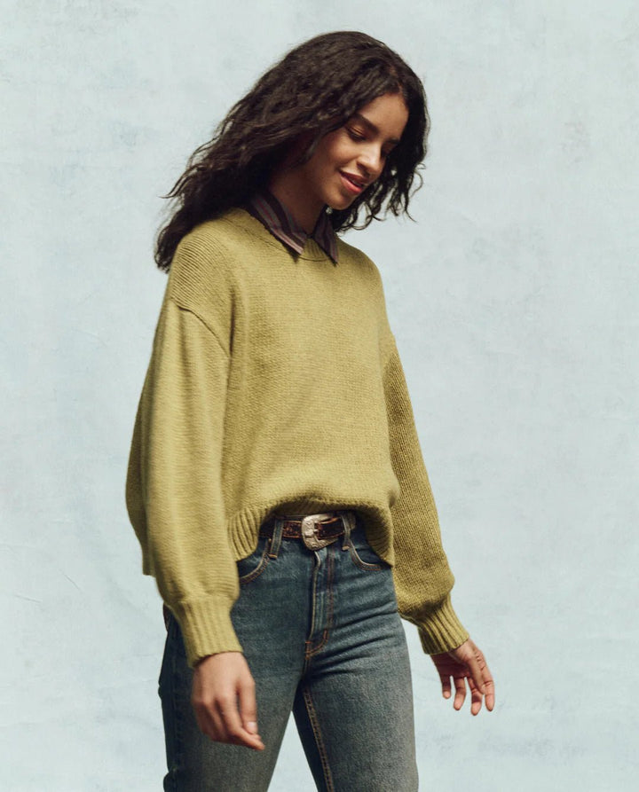 THE GREAT - Sprig Bubble Pullover Wool Sweater - Kalifornia Jean Bar