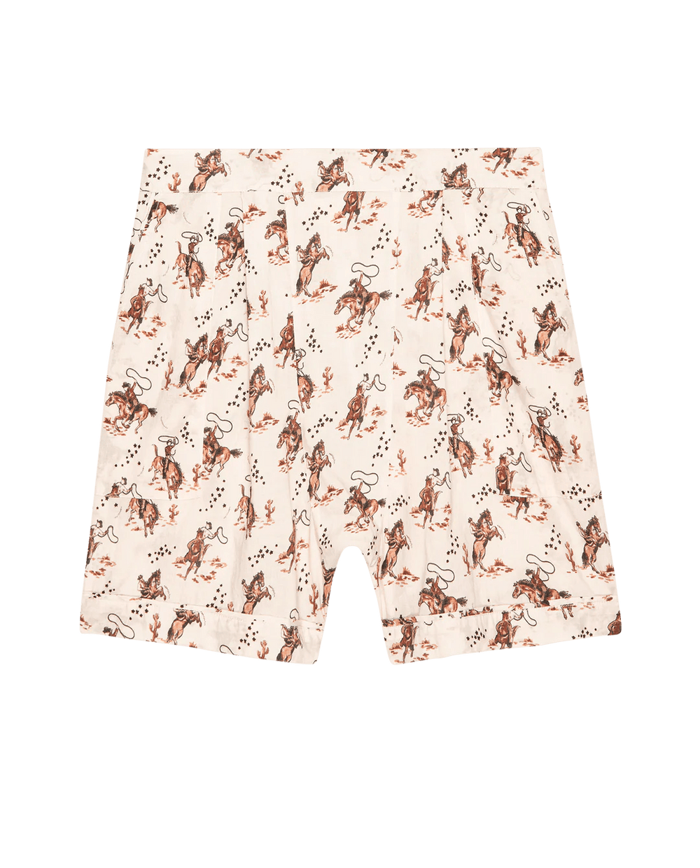 The Great - Square Pajama Short in Cream Cowboy - Kalifornia Jean Bar