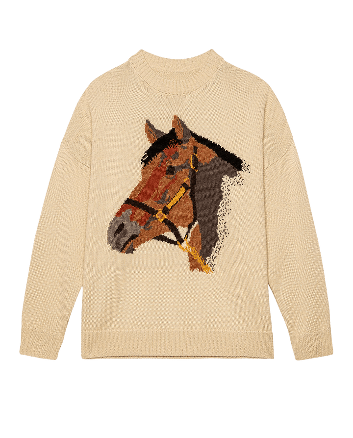 The Great - Stable Pullover Natural - Kalifornia Jean Bar