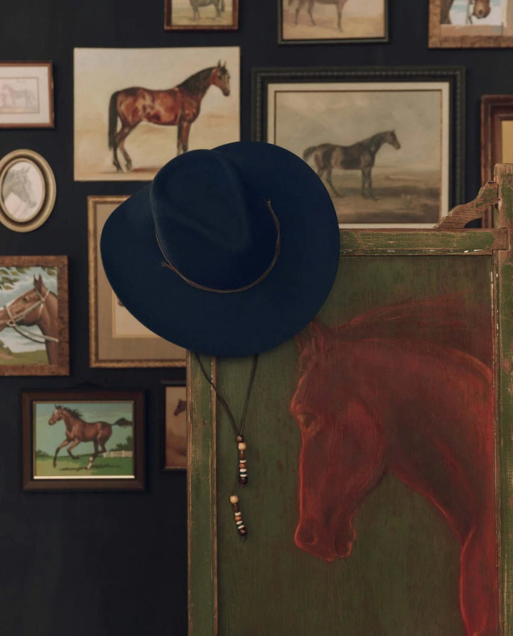 The Great - Stetson Ridge Hat Navy - Kalifornia Jean Bar