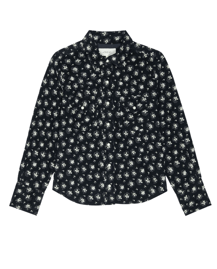 The Great - The Howdy Top in Night Lily - Kalifornia Jean Bar