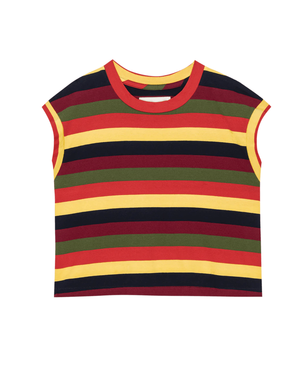 The Great - The Square Tee in Playa Stripe - Kalifornia Jean Bar