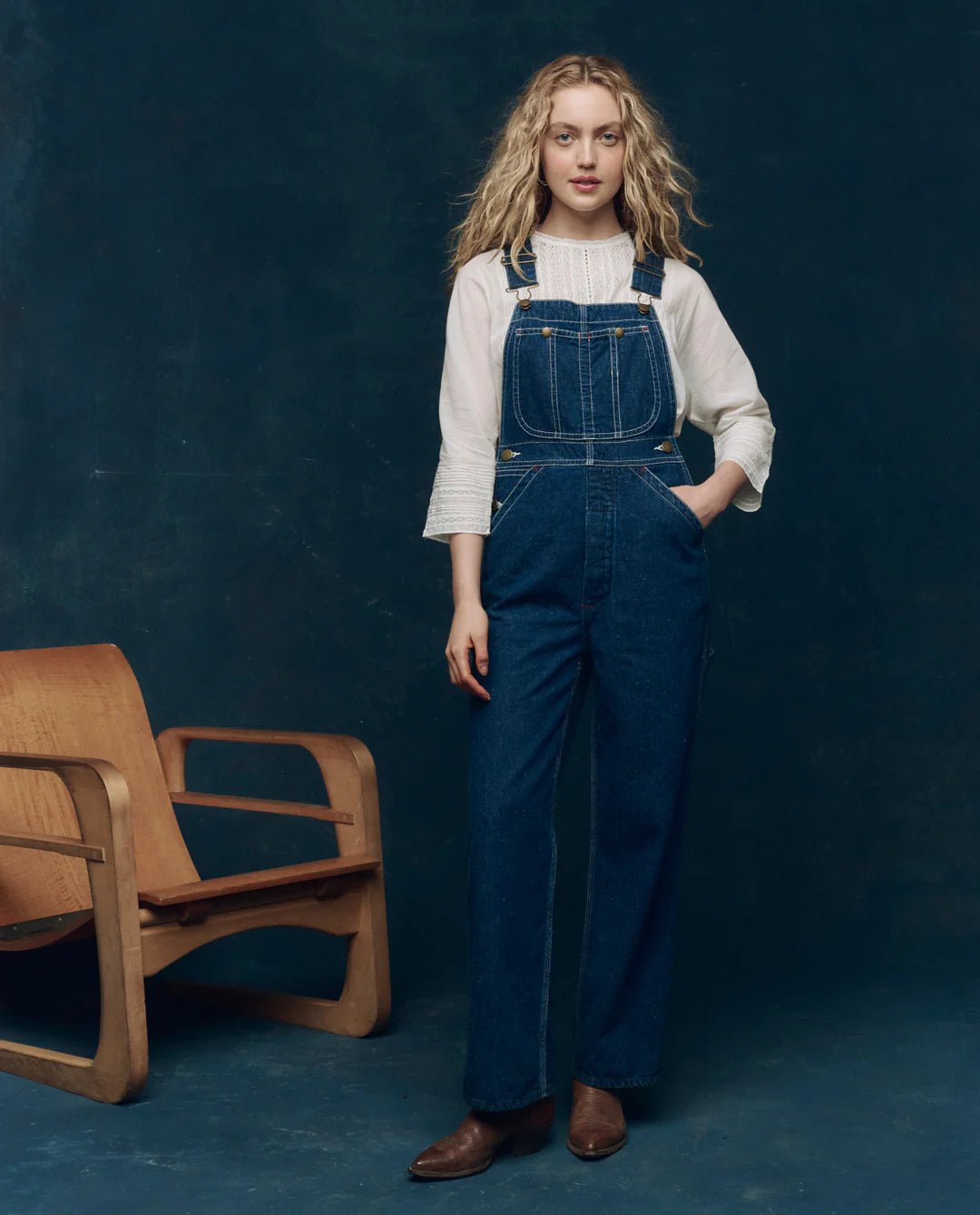 The Great - Union Slim Overall Industry Wash - Kalifornia Jean Bar