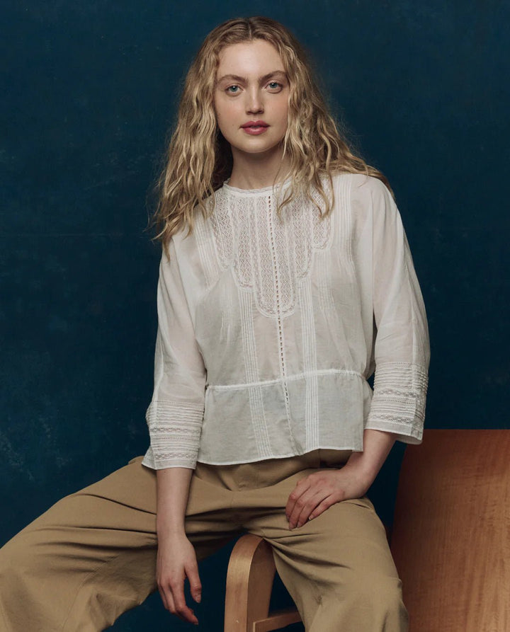 The Great - Victorian Top White - Kalifornia Jean Bar