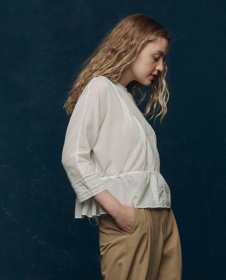 The Great - Victorian Top White - Kalifornia Jean Bar