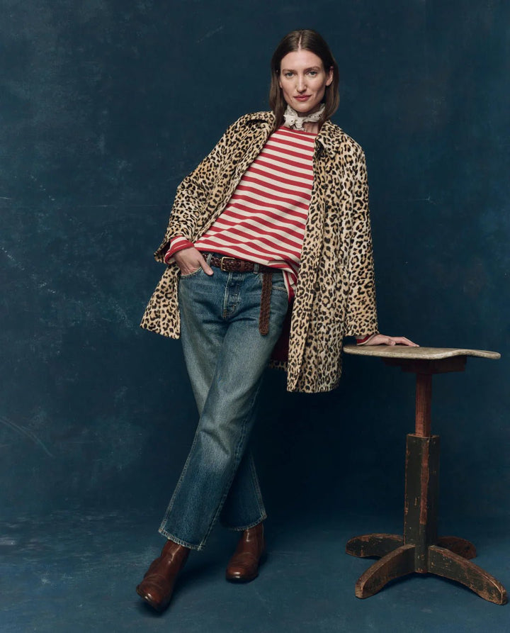 The Great - Vintage Leopard Car Coat - Kalifornia Jean Bar