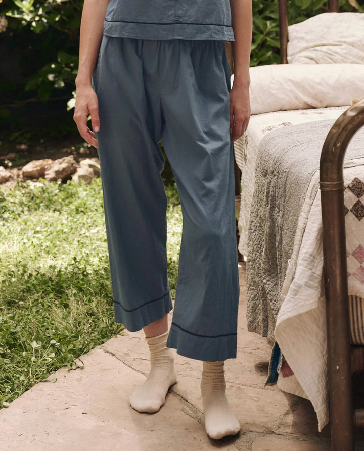 The Great - Western Easy Sleep Pant in Blue Dusk - Kalifornia Jean Bar