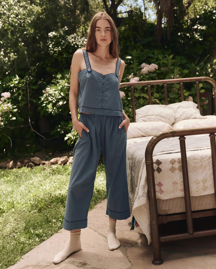 The Great - Western Easy Sleep Pant in Blue Dusk - Kalifornia Jean Bar