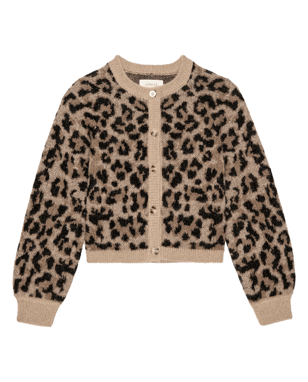 The Great - Windsor Cardigan in Leopard - Kalifornia Jean Bar