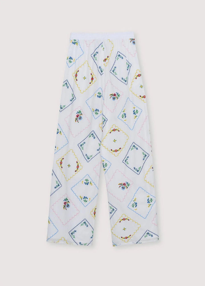 The New Society - Jacinthe Pant Multicolor Embroidery - Kalifornia Jean Bar
