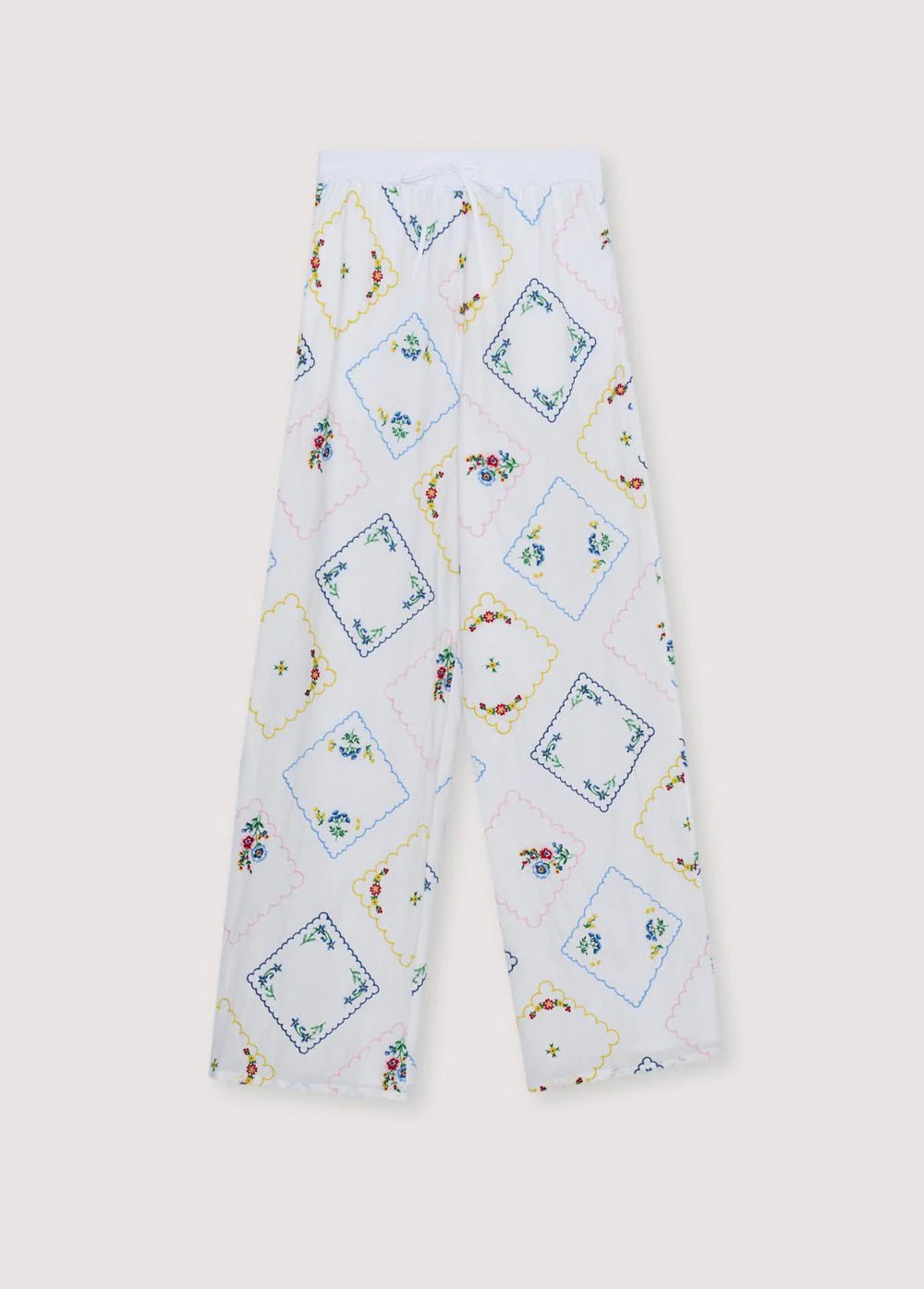 The New Society - Jacinthe Pant Multicolor Embroidery - Kalifornia Jean Bar