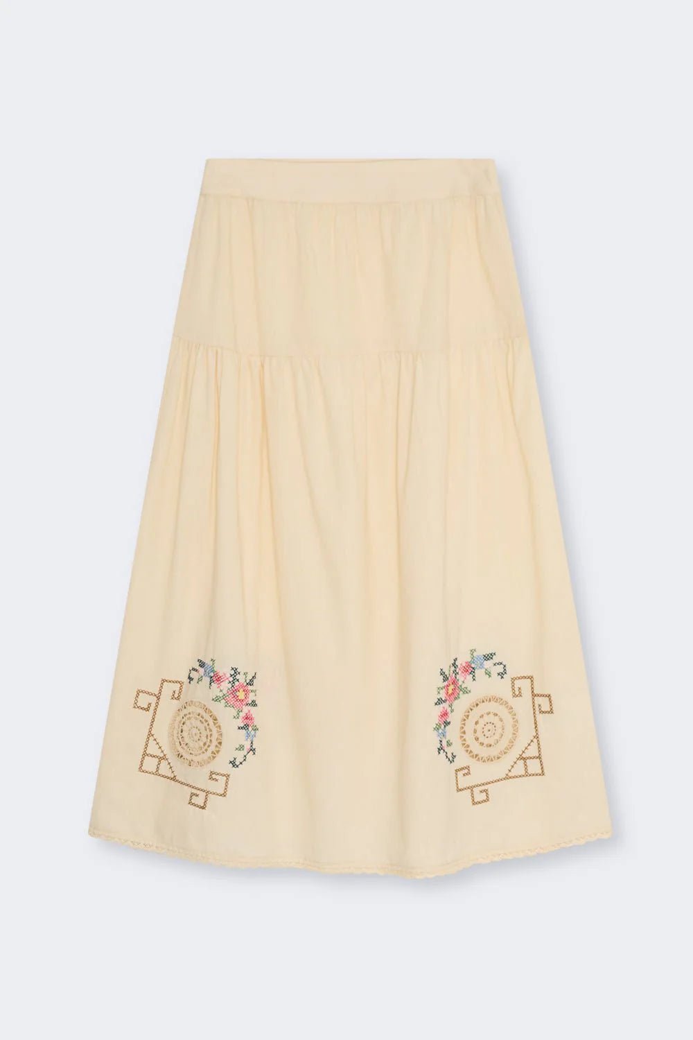 The New Society - Narcise Skirt Ecru - Kalifornia Jean Bar