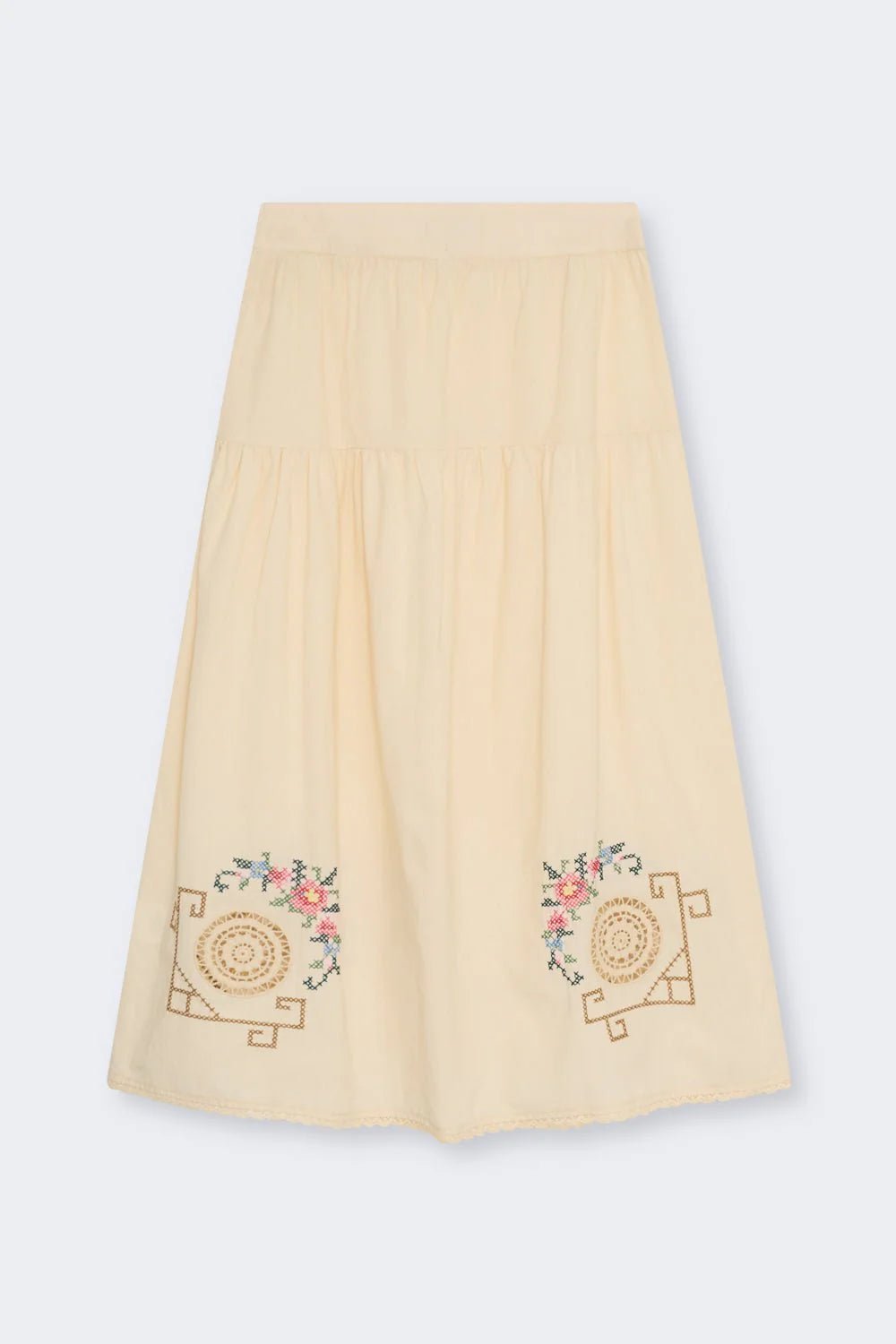 The New Society - Narcise Skirt Ecru - Kalifornia Jean Bar