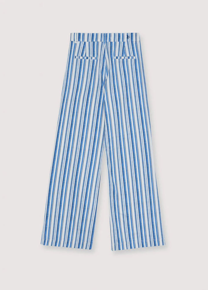 The New Society - Olmo Pant Coastal Duck Stripes - Kalifornia Jean Bar