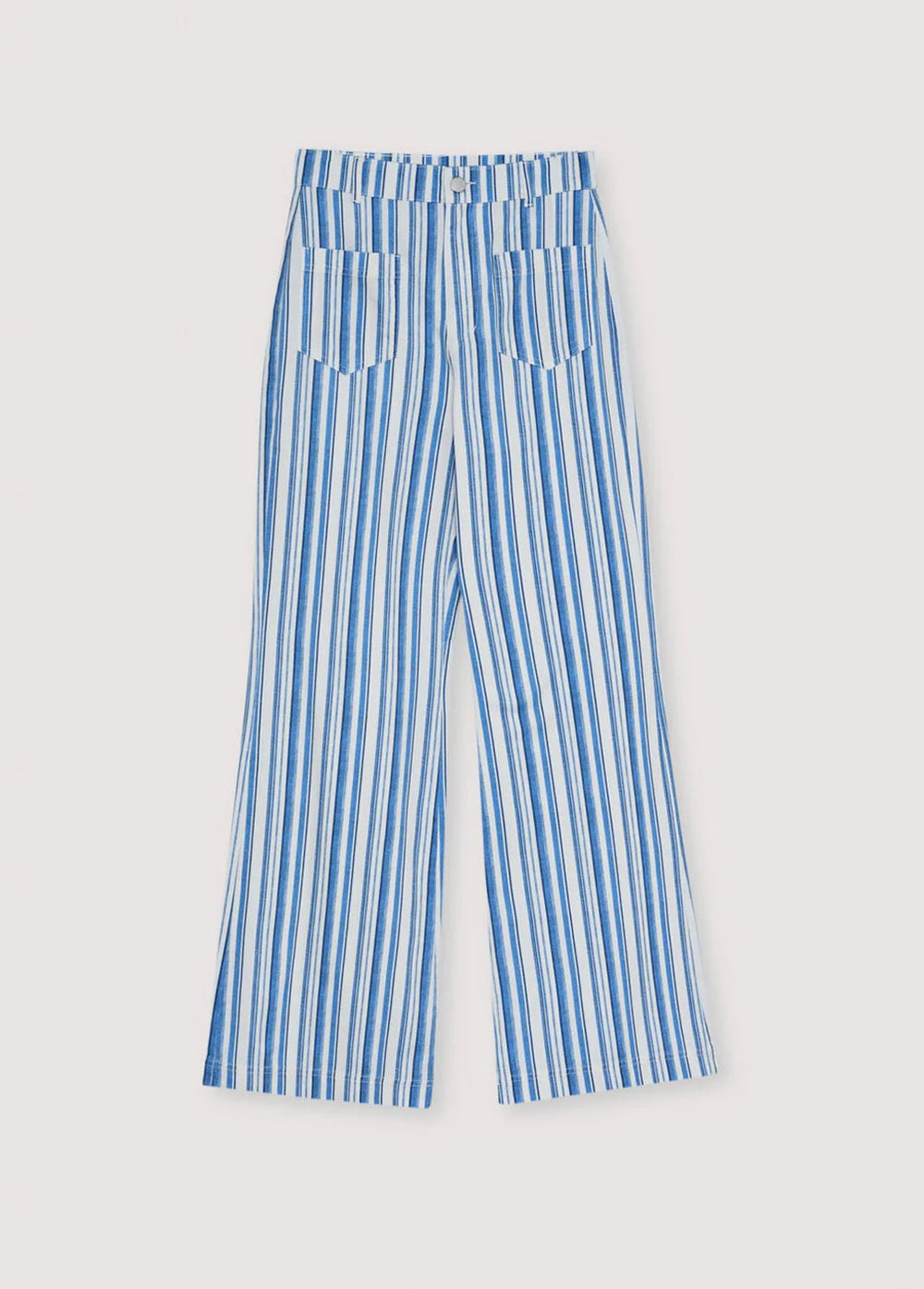 The New Society - Olmo Pant Coastal Duck Stripes - Kalifornia Jean Bar