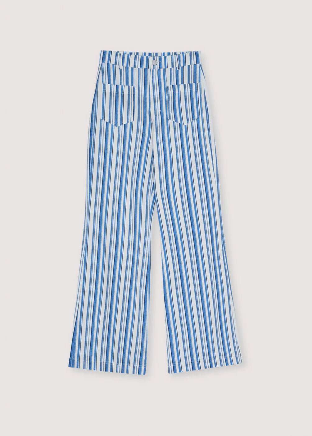 The New Society - Olmo Pant Coastal Duck Stripes - Kalifornia Jean Bar