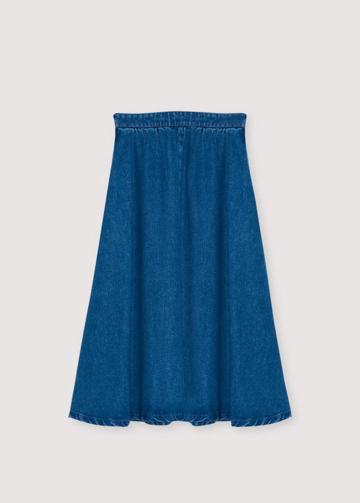 The New Society - Tencel Skirt Denim - Kalifornia Jean Bar