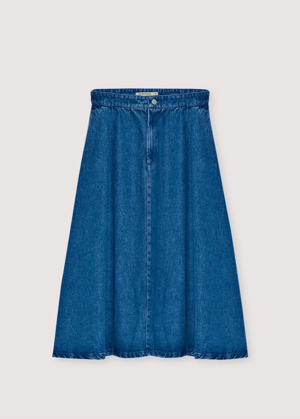 The New Society - Tencel Skirt Denim - Kalifornia Jean Bar