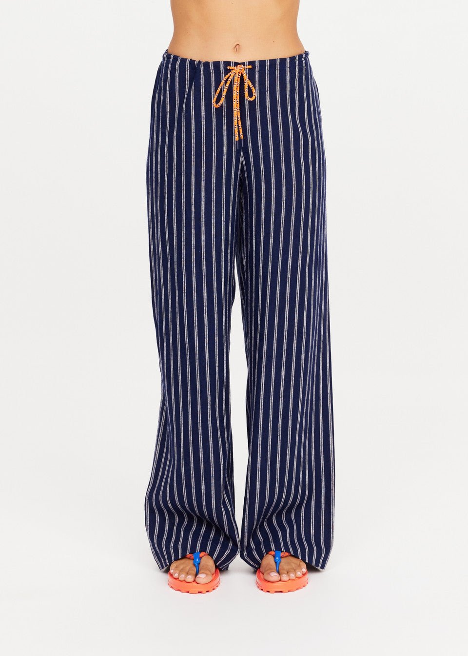 The Upside - Belize Stripe Charli Drawstring Pant - Kalifornia Jean Bar