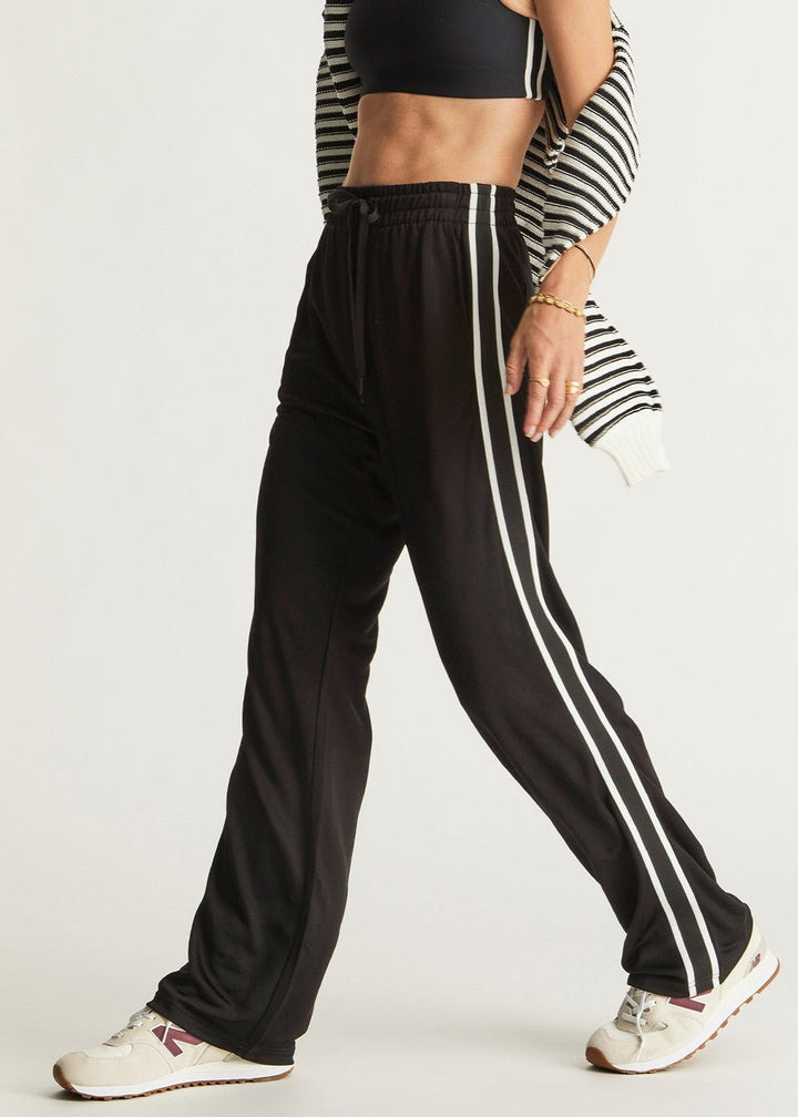 The Upside - Black Celeste Pant - Kalifornia Jean Bar The Upside - Black Celeste Pant Track Pant