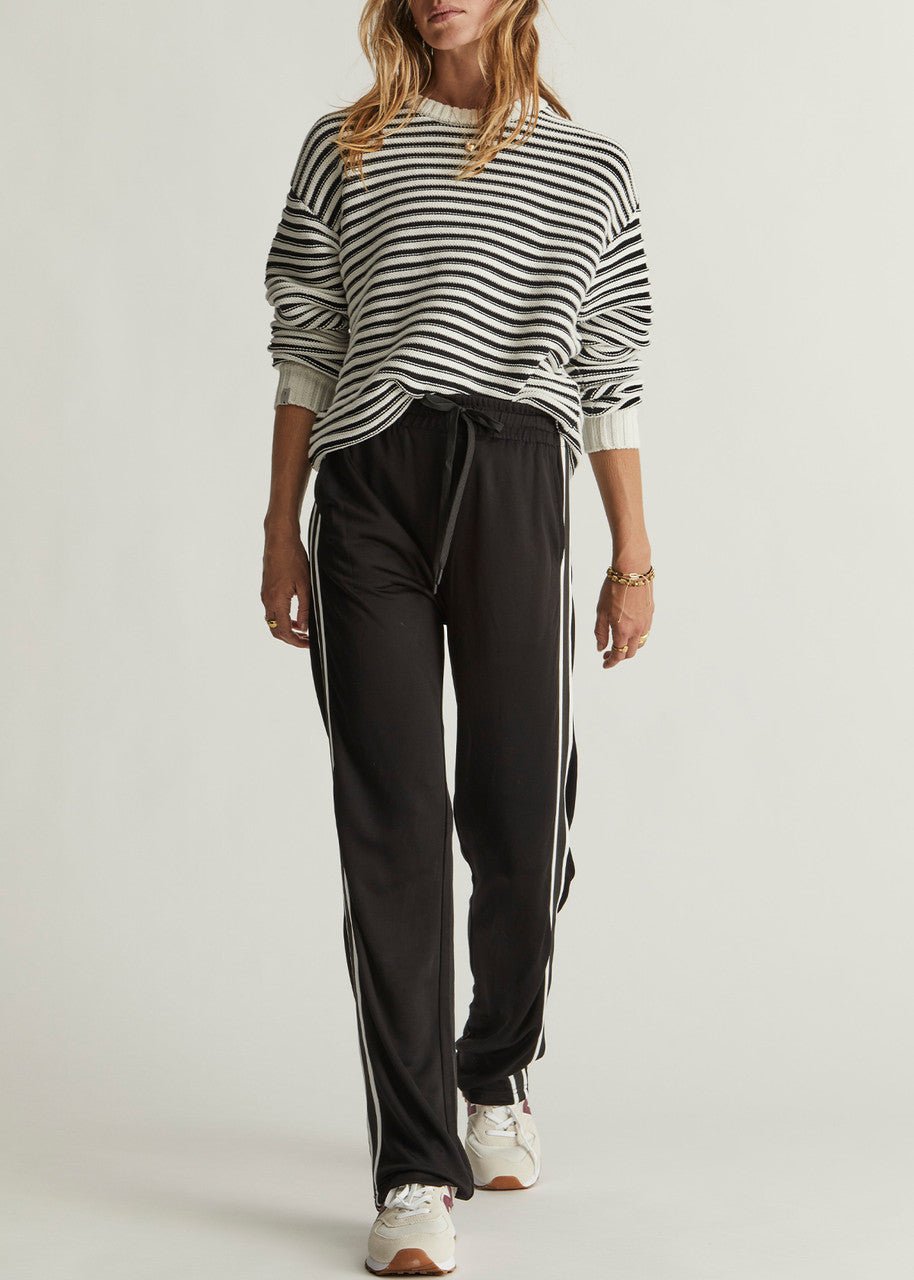 The Upside - Black Celeste Pant - Kalifornia Jean Bar The Upside - Black Celeste Pant Track Pant