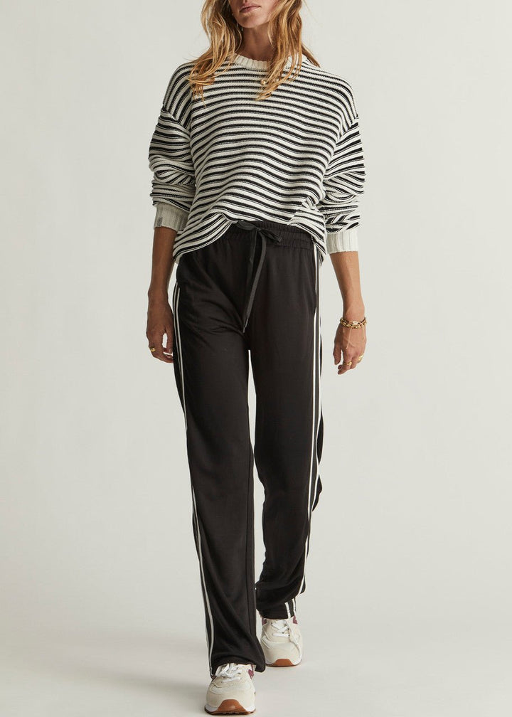 The Upside - Black Celeste Pant - Kalifornia Jean Bar The Upside - Black Celeste Pant Track Pant