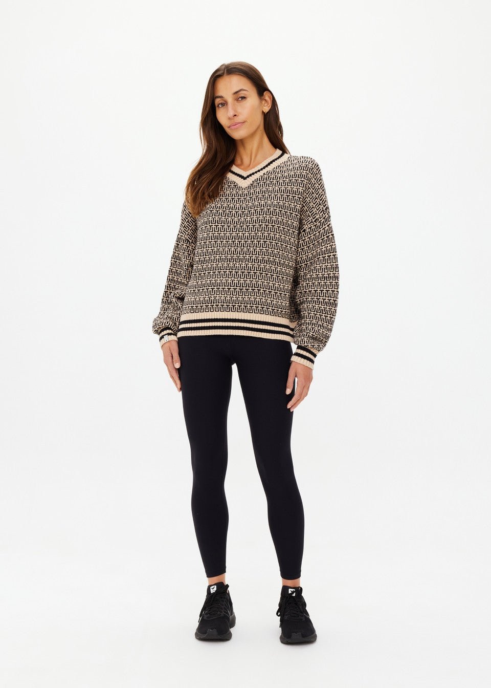 The Upside - Castilla Millie Knit Sweater Pebble - Kalifornia Jean Bar