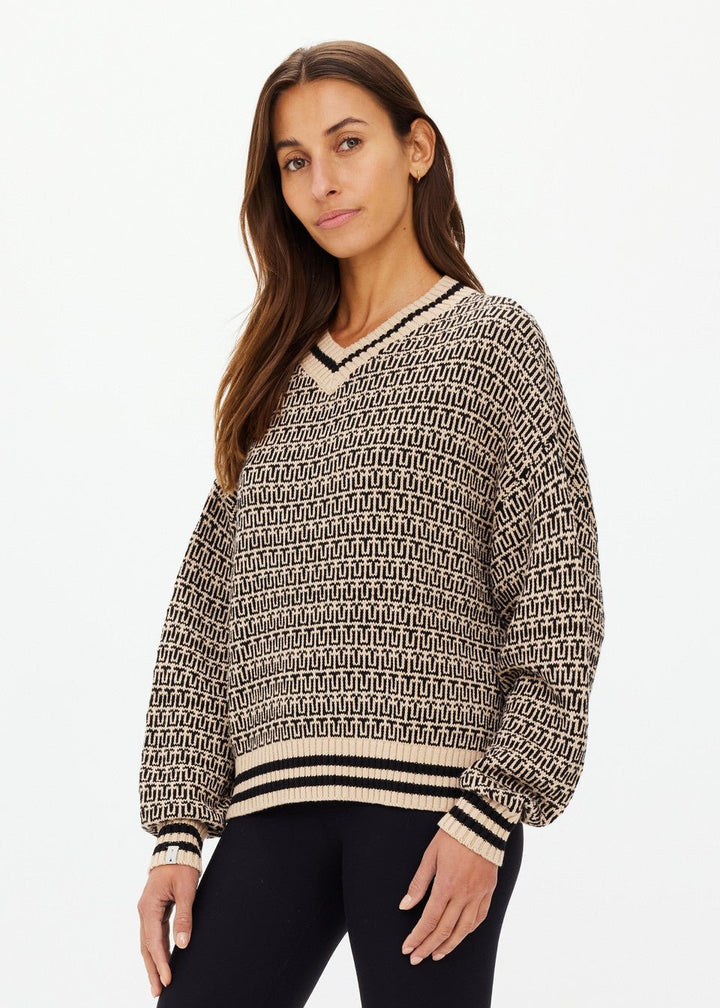 The Upside - Castilla Millie Knit Sweater Pebble - Kalifornia Jean Bar