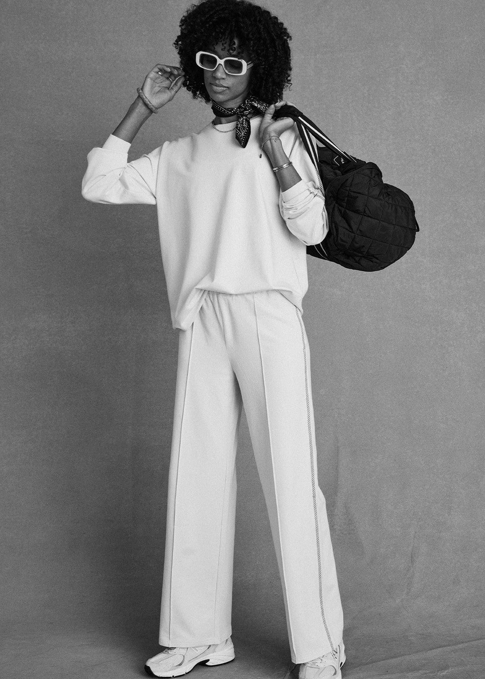 The Upside - Creme Hamsa Milou Wide Leg Pant - Kalifornia Jean Bar